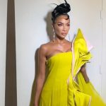 Nicole Scherzinger Instagram – Can we have a little commotion for the dress 💛☀️✨

Glam by: @miyakemakeup @robsalty @highheelprncess
