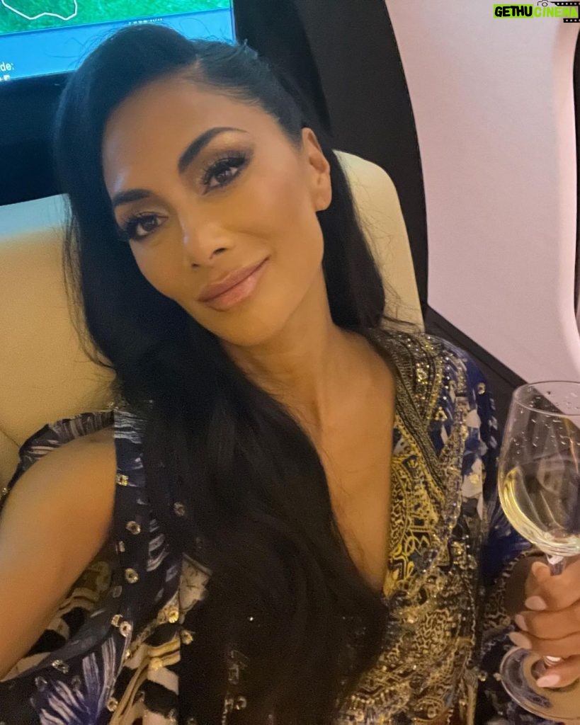 Nicole Scherzinger Instagram - Channelling my inner Norma Desmond 🥂 wonder if I’ll see a Sunset out of the window 👀🌅