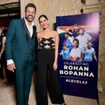 Nikita Dutta Instagram - Celebrating the champion @rohanbopanna0403 You are an inspiration in every way! A giant salute to your achievement 🫡🙌🩷