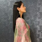Nikita Dutta Instagram - For the moment, looking away and escaping reality 🩷🌸 . . . . Outfit: @aachho @kareenparwani HMU: @dellsi.mody @hairstylebysudha 📸: @janviiishettyyy