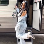 Nikki Garcia Instagram - Chambray is @nikkigarcia’s OOTD! 💙🤩💙 #Barmageddon drops MONDAY at 11/10c on @USANetwork!
