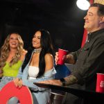 Nikki Garcia Instagram - I literally have the coolest job ever! And get to meet the COOLEST people ever! On stage with @carlypearce as she sings Man! I feel like a woman!, hanging with @boyziimen , laughing with @realjoeyfatone and then having @carsondaly & @blakeshelton roast everyone! I meaaan tonight just doesn’t get any better!! All NEW #barmageddon starts NOW!! On @usanetwork 💋🙌🏼🍻🤠🐎🤩🧲✨🥃🐴