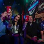 Nikki Garcia Instagram - Tonight is a lot FUN on @barmageddonusa and we have a super hot guest bartender! My husband @theartemc 😍❤️‍🔥🥃🕺🏼 Tune in at 11pm on @usanetwork TONIGHT to see @colbiecaillat take on @davidarquette in a very competitive 5 epic bar games! Can’t wait for you all to see who wins! 🤠🎯🍻😎🎤🧲