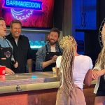 Nikki Garcia Instagram - Tonight is a lot FUN on @barmageddonusa and we have a super hot guest bartender! My husband @theartemc 😍❤️‍🔥🥃🕺🏼 Tune in at 11pm on @usanetwork TONIGHT to see @colbiecaillat take on @davidarquette in a very competitive 5 epic bar games! Can’t wait for you all to see who wins! 🤠🎯🍻😎🎤🧲
