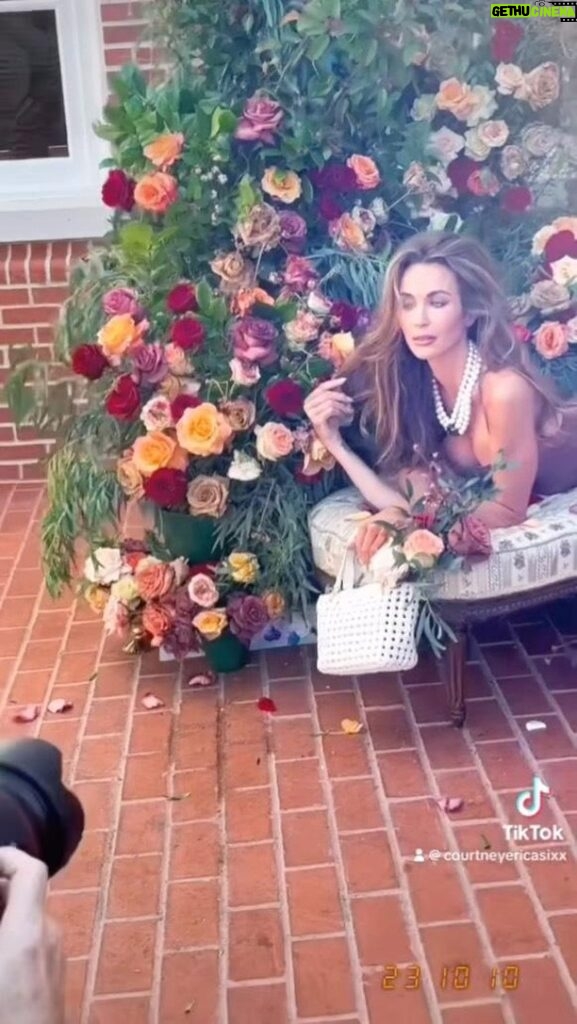 Nikki Sixx Instagram - My creative director debut! I had the time of my life yesterday shooting the holiday cover with @genlux for @bouquetbox and @bouquetboxbar at @sherwoodcountryclubofficial (Bridesmaids was filmed here!) I had this ethereal vision inspired by my wedding flowers and Sofia Coppola’s Marie Antoinette. I couldn’t have asked for a more amazing team… we had the best day (creatively) of my life! Made the flowers Sunday, brought special help from @marksgarden in to get the set looking perfect. I also enlisted help from my Dad, Bobby- the ultimate set designer. He built me boxes, we painted them, painted pots, I sewed curtains and we were off to the races. Felt like a little girl again getting to DIY with my Dad! Cannot wait to show you the shots! Special thanks to @chromeheartsofficial @jedorajewelry Los Angeles, California