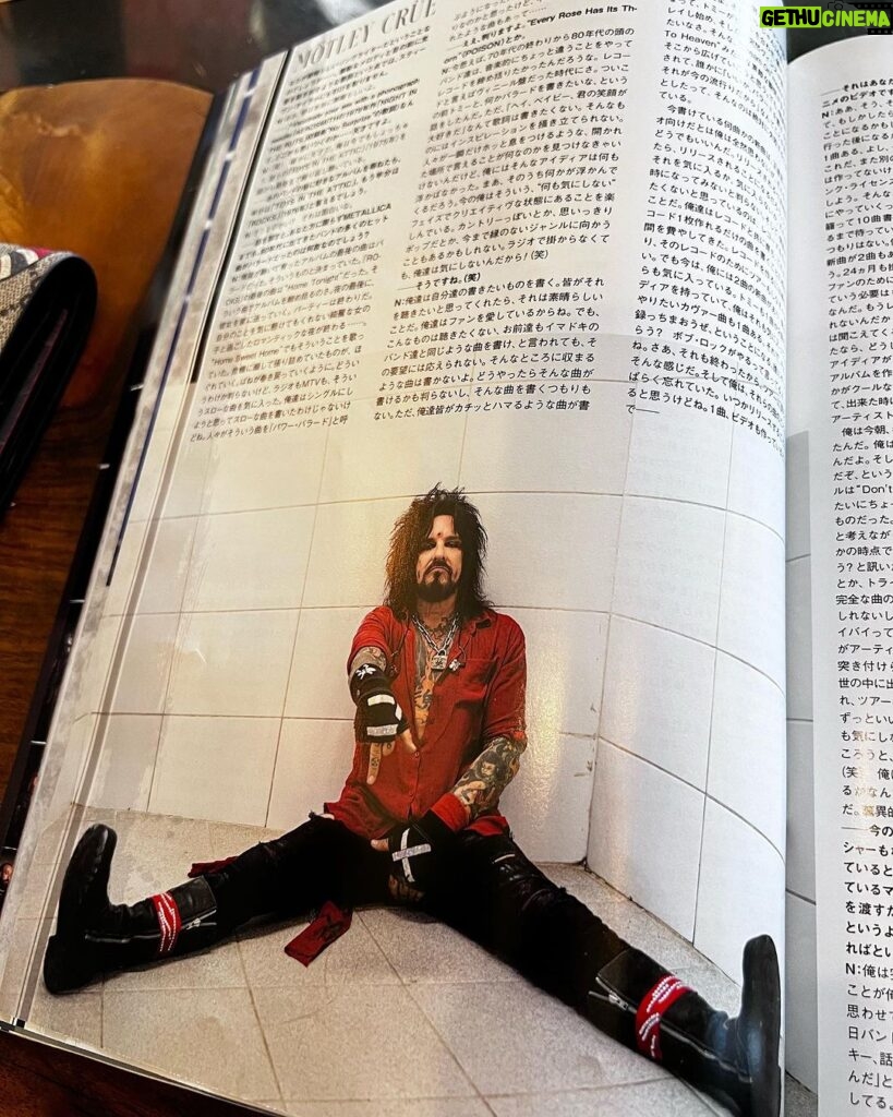 Nikki Sixx Instagram - New Burrn magazine is out. Just in time for our 🇯🇵 shows… @motleycrue Also hoping to sneak in some photography in one of my favorite places to tour-visit. @nikkisixxphotography