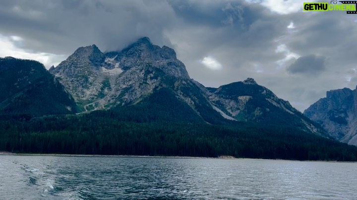 Nikki Sixx Instagram - Saturday In The Park…Thank you to my buddy Bob who took us out in the boat. #JacksonLake #Wyoming #september Grand Teton National Park