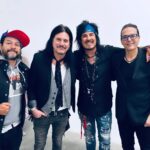 Nikki Sixx Instagram - Hanging with the dudes @josepasillasii @gilbygtr and @fredcoury at our friend @jesslicht art show last night. Photo by @daniellaclarkestyle 🖼️ 🎨 Los Angeles, California