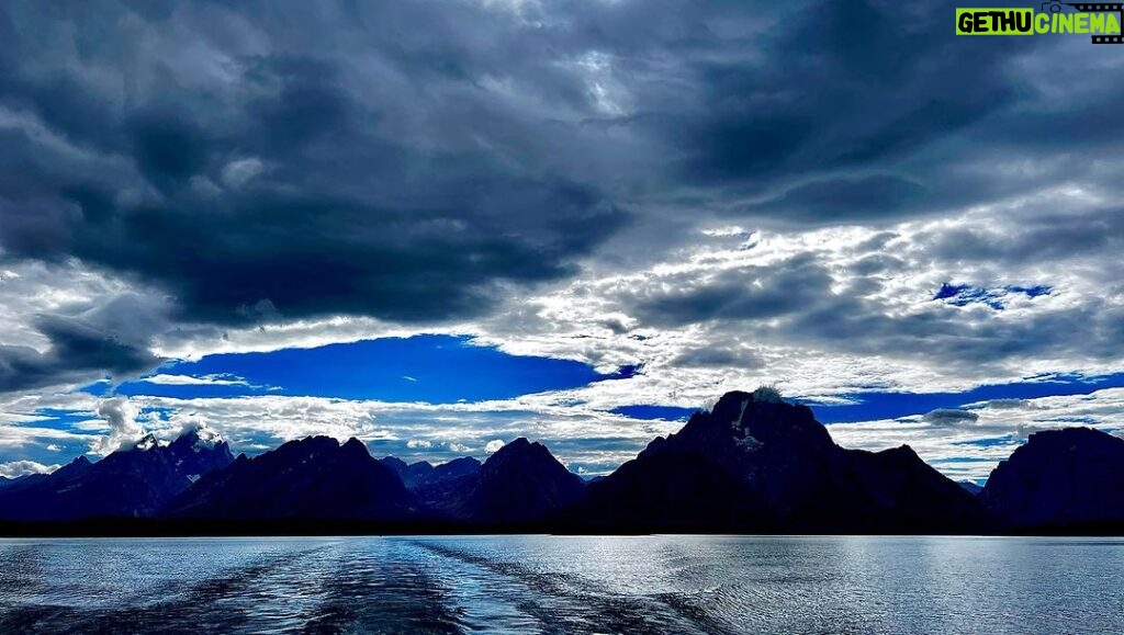 Nikki Sixx Instagram - Saturday In The Park…Thank you to my buddy Bob who took us out in the boat. #JacksonLake #Wyoming #september Grand Teton National Park