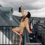 Nina Dobrev Instagram – miu miu? oui oui 😎 Paris, France