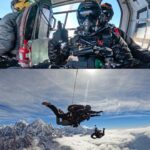 Nirmal Purja Instagram - Heart in the sky. It feels good to be back skydiving with the @skydivenimsdai team. These guys are the best of the best and are creating an experience like no other over the Himalayas. Today we jumped from 23,000ft over the stunning mountains and it felt good to be back under canopy again. There’s nothing quite like the combination of adrenaline and peace that comes from skydiving – the exhilaration of the jump and the peace and tranquillity of the time under canopy, watching the mountains drift by below. We are proud to bring this tandem and solo skydiving experience to our adventure community – combined with the trekking experience which explores the amazing history and culture of Nepal. This is another way of helping to try and grow the economy and tourist offering in Nepal, thereby helping to support the local Big Mountain community in new and sustainable ways that are sympathetic to our home the earth. Some of our jumpers combined this with the @eliteexped Ama Dablam exped. We will be returning to 23,000ft next Spring and Autumn season for more skydiving action, so reach out to the team for more info. #skydiving #freefall #skydivenimsdai #himalayas #eliteexped #nimsdai #14peaks #AmaDablam @skydiveNimsdai #achieveyournewpossible #nothingisimpossible Everest Base Camp
