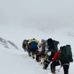 Nirmal Purja Instagram - 100% Success on G1 – we’re proud to say all the 18 Pax of our team reached the summit at 5:55am local time today. The team are now heading over to base camp and will continue to hit K2 base camp tomorrow. We are on the move! 👊🏽💥 Known as Hidden Peak, G1 is the 11th highest mountain in the world at 8,051m tall. It’s one of the least climbed of the 8,000ers and one for mountaineers who love an adventure and to break new ground. Want to join our world record-breaking team in beautiful Pakistan next year? Info@eliteexped.com Copyright: @nimsdai #eliteexped #nimsdai #14peaks #14peaksnothingisimpossible #achieveyournewpossible #nothingisimpossible #nims #nimspurja #14peaks6months #beyondpossible #k2winter #k2firstascentnoo2 #uksf #club8000ers #everest #k2 #k2winter #aboveandbeyondadventure #alwaysalittlehigher #nimsdaifoundation #bigmountaincleanup #nimsdaistore #nimsdaiultimatesummitsuit Karakoram Range