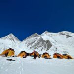 Nirmal Purja Instagram - Today the team are resting at Camp 1 (this is a shared camp between #G1 & #G2 🏔️) The team made the summit push on G2 directly from Camp 2 and returned to C1. If you see in the pics closely @eliteexped team seem to be at a Sunday market 😉 They are actually drying all their mountaineering gear 👊🏽💥 Movements for next few days - Today the guides will do the load carry to C2 on G1. Tomorrow, we will make the move to Camp 2 and then to C3 with the summit push on 21st . All team members and guides are doing okay ✅ Stay tuned for more updates 👊🏽💥 have a great day 🤙🏽 Copyright @nimsdai #eliteexped #nimsdai #14peaks #14peaksnothingisimpossible #achieveyournewpossible #nothingisimpossible #nims #nimspurja #14peaks6months #beyondpossible #k2winter #k2firstascentnoo2 #uksf #club8000ers #everest #k2 #k2winter #aboveandbeyondadventure Karakoram Range