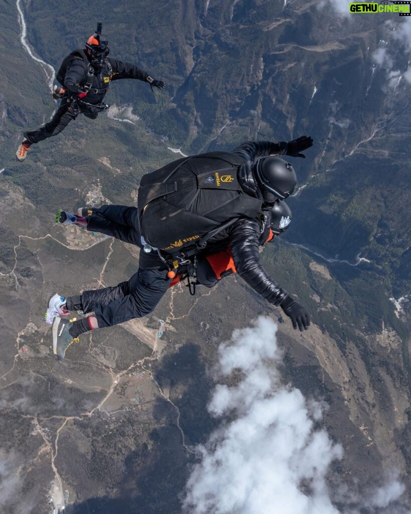 Nirmal Purja Instagram - The @skydivenimsdai team had an amazing day celebrating the 70th anniversary of the first successful Mt Everest summit! We united people from all over the world for this incredible opportunity bringing in more tourism to #Nepal and showing them our beautiful country We flew the Nepal flag in honour of this despite facing multiple challenges. It took us 2 months to get the required permits and permissions from CAAN, The home ministry, The government of nepal forest and environment department of National park and wild life conservation & CDO of Solukhumbu approval! Of course this is very time consuming for me and my team, we have been knocking on countless doors to make this happen and If Nepal wants more tourism in the country I hope the government will make this a much simpler process! Nepal is facing an economic crisis and has currently been ranked as one of the poorest country’s in the world, increasing tourism will bring more income into the country. Being a global tourism ambassador of the country I request the government to come with up with a much more simpler process for the greater benefit Nepal and it’s people. Copyright @nimsdai 📸 @mhardy_photo & @guybolton #Nimsdaiskydive #skydivenimsdai #skydivenepal #eliteexped #nimsdai #14peaks #aboveandbeyondadventure #alwaysalittlehigher #Tourismnepal #nepal #himalayaskydive #skydive #highaltitude #unique #freefall #bespoke