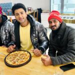 Nishant Singh Instagram - Pizza treat on the last day of Pashminna in Kashmir! Banta hai! 🙂😊