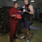 Nishant Singh Instagram - With my Master @rajudas06 🙏🏼☯️ #MMATraining #BoxingGloves #FightTraining #GymLife #GetReadyToFight #MartialArts #TrainingSession #FitLife #FighterMode #TrainHard #Dedication #MasterAndStudent #GymMotivation #FightForGlory #StrengthAndFocus #nishantsinghmalkani