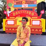 Nishant Singh Instagram - Holi scenes 💕 #nishantmalkhani #happyholi Razzberry Rhinoceros