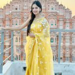 Nitanshi Goel Instagram - Aur phir hua kuch yun ki apni hi tasweer par dil aa gaya 🕊️🪞 Jaipur Promotions ✨ #LaapataaLadies Photographer - @_rahul.rajeev_ Styled by - @ekta_singh96 Hair/make up - your Nitz Outfit - @picchika Assisted by- @abhishek__gujar__ Dressmen team- @pravin_kumar_nirala #phool #nitanshigoel #laapataaladies #jaipur @aamirkhanproductions @kindlingindia @officialjiostudios Jaipur - The pink city