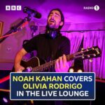 Noah Kahan Instagram - When Olivia covers Noah, Noah covers Olivia back ❤️ @noahkahanmusic performs @oliviarodrigo’s ‘lacy’ in the Radio 1 Live Lounge. Listen back on @bbcsounds.