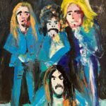 Noel Fielding Instagram - Finger painting of the mighty @statusquobandofficial x