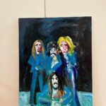 Noel Fielding Instagram - Finger painting of the mighty @statusquobandofficial x