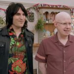 Noel Fielding Instagram - So sad that @realmattlucas is leaving the show ! Farewell buddy thank you for 3 amazing years. I will really miss your spark and huge smile in the tent and I will miss your kindness as a person and to all the bakers. I will miss your sense of the absurd and your silliness. I will miss all the times the four of us giggled together. I will miss your ability to turn into a fully formed character at the drop of a hat. I will miss you pretending to be Boris Johnson singing David Bowie songs and i will miss your upbeat nature and positive vibes. You are a huge comic talent but also a lovely man and a good friend. I wish you luck on your next adventure and look forward to watching as a fan. x See you in the real world soon buddy. Don’t forget “ It’s all about the showstopper “ x x x ❤️ @realmattlucas x