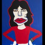 Noel Fielding Instagram - Mick ( from the vaults ) if you truly love your subject the artwork will Shine out like Sun beam x x x @therollingstones