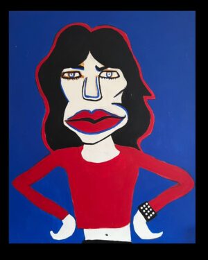 Noel Fielding Instagram - Mick ( from the vaults ) if you truly love your subject the artwork will Shine out like Sun beam x x x @therollingstones