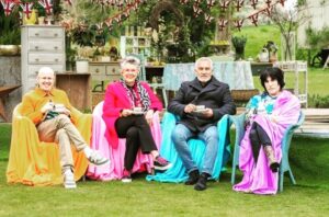 Noel Fielding Instagram - The Rolling Scones x @britishbakeoff Back next Tuesday x