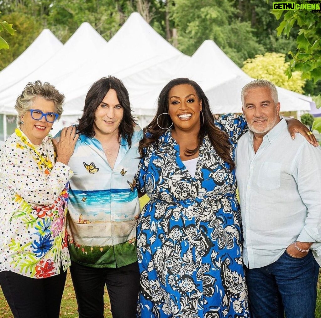 Noel Fielding Instagram - Coming Soon ! @britishbakeoff @alisonhammond55 @prueleith @paul.hollywood x x x