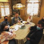 Noel Fisher Instagram - Happy holidays also Jeremy is threatening me with a fork. 🎄🎁🎅🏼🎄🥧 #Shameless