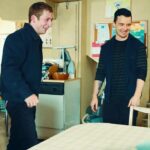Noel Fisher Instagram - #BTS with @jeremyallenwhitefinally on #Shameless set.