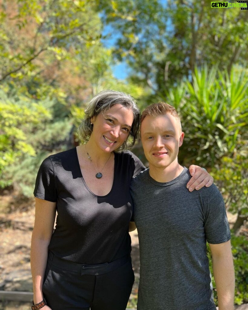 Noel Fisher Instagram - Look who visited from the distant land of Chicago! The one and only Elizabeth Laidlaw. #TheRedLine