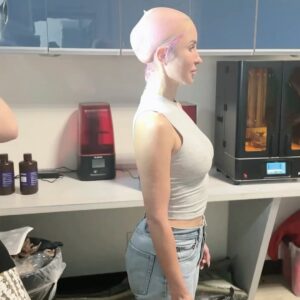 Norvina Instagram - Ai created my Halloween look. I love Midjourney and I wanted to see what look it would come up with for me. It’s felt perfectly complicated and I instantly loved it. 

Thanks for putting this together with me @nellyrecchia and @yvonneboyiazis for bald cap and 3D printing 😘

I went to Cinema Makeup School where she teaches and was scanned to create the exact pieces with their 3D printer. 

You’ll see a photo of the actual chest piece being molded by the printer. It’s so freaky and awesome.

The only thing we left out are the details in the Ai beings face, didn’t really make sense for me so I left that out. Had a great time bringing to life Ai generated art