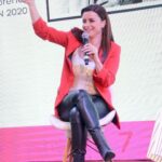 Nour Instagram - I had the great privilege of being a speaker at @shecanevent at @thegreekcampus last Saturday. We got into #Motherhood as a leading role 💪🏻🤱🏻 Photos by: @khaled.mahamed Outfit credits: Styled by: @yasmineeissa Bag: @danselente_official Boots: @charleskeithofficial ⁣⁣ @nileprojectsfashionretail ⁣⁣ ⁣⁣Jewellery: @dinaabdelhakimjewelry #WorkingMom #WorkingMomLife