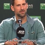 Novak Djokovic Instagram - “Everything is on the cards... Keep trying to make more 𝐡𝐢𝐬𝐭𝐨𝐫𝐲!” 🎾 Novak Djokovic has not ruled out playing at the Los Angeles 2028 Olympics 👀 #tennis #ATP #djokovic