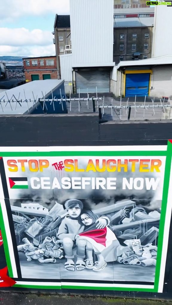 Nur Fazura Instagram - Absolutely powerful and beautiful, also breaking all of our hearts. Crying. We need this everywhere in the world. Thank you Ireland! 💐🍉 #Repost @gentle.art.of.tramping INTERNATIONAL WALL Over the last couple of months the International Wall on the Falls Road in West Belfast has been painted with a whole set of new murals completely dedicated to Palestine. A community art piece made possible by local artists, volunteers and activists in support and solidarity with the artists and people of Palestine under occupation and genocide. Saoirse don Phalaistín Free Palestine @painting_forpalestine @cairdepalestinebf @artists_against_genocide_ #palestine #belfast