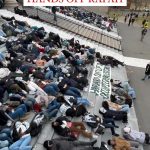 Nur Fazura Instagram - In the Harvard Out of Occupied Palestine emergency rally, Harvard students recite Refaat Alareer’s Poem while performing a die-in on the steps of Widener Library. Harvard students will not stand for Rafah’s invasion.!!