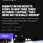 Nur Fazura Instagram - 🚨🚨🚨 BREAKING NEWS: The Israeli spokesperson for the community where The NY Times said two women were sexually assaulted by Hamas members on October 7th admits that nobody was sexually assaulted in their community and that The NY Times article is false.⁣ ⁣ The family of the 3rd victim from The NY Times story also says their loved one was not sexually assaulted and that the story is false.⁣ ⁣ These genocidal lies that were told on a front page cover story by The NY Times were used to justify the slaughter of tens of thousands of people. ⁣ ⁣ DO NOT TRUST A SINGLE WORD FROM THE NY TIMES. ⁣ ⁣ They’ve been a propaganda machine for 5 months now. ⁣ ⁣ Entire campaigns were created around this fake cover story. ⁣ ⁣ The paper should be sued for billions of dollars. Scores of people should be fired. And the paper needs to publicly retract this story and apologize immediately.⁣ ⁣ NOTHING that Israel and America ever says about Hamas is true. Ever.