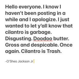 O'Shea Jackson Jr. Instagram - .....I choose violence