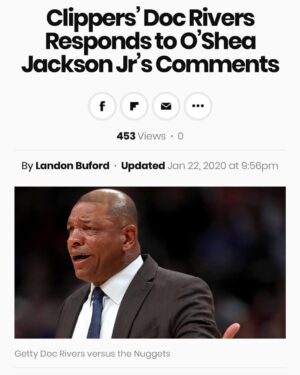 O'Shea Jackson Jr. Instagram - Lmfao he said “Who”!? HAHAHAHAHA I LOOOOOOOVE IT. OH I PROMISE DOCCY BOY. YOU WILL KNOW MY NAME. I HAVE BEEN BUILDING THIS RESUME REAL STRONG AND IM ON YOUR HEAD NOW LMFAO!!!!! LAKER FANS !!!!!! THE CLIPPER VILLAIN HAS BEEN BORN AND HIS NAME IS OSHEA JACKSON JR. SOMEBODY. GIVE ME A HEEEEELLLLL YEEEEEEAAAHHH!!!!!!!
