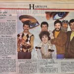 Oktay Kaynarca Instagram - Arayıp bulamıyordum,sürpriz olarak gazeteci dostumuz Savaş Uğurlu gönderdi..Yıl 1990 Ziya Kürküt,Fikret Kuşkan, Çetin Etili ve ben İstanbul Üniversitesi Devlet Konservatuarı son sınıf öğrencileriyiz, aynı zamanda TRT’de Türkiyenin ilk gençlik dizisi GENÇLER’i çekiyoruz..Çok popüler dizi de oyuncuları da; çünki zaten başka kanal yok😂😂.. Güneş dergisi magazin gazetecisi Kenan Yalım ın aklına “Gençler”i yaşlandırıp röportaj yapmak gelir ve o dönemin en iyi makyözlerinden CORCİ marifetiyle makyajlar yapılır ve işte o röportaj.. Bu yıllara oradan bakmak, bu yıllardan oraya bakmak...🍀🍀🍀