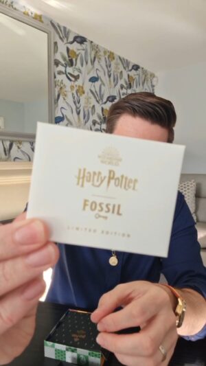 Oliver Phelps Instagram - Here it is!!! The Harry Potter Fossil collection. I've been blown away by this incredible collaboration, its been done so well! All items out now #harrypotterxfossil @fossil