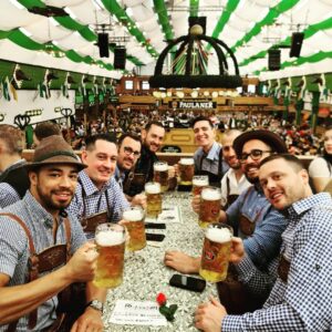 Oliver Phelps Instagram - Oktoberfest with some of my oldest friends. 😁