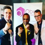 Oliver Phelps Instagram - I met a true gentleman and a living legend last night @sugarrayleonard Great memories 🥊😁