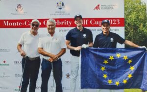 Oliver Phelps Instagram - Back from a unforgettable couple of days playing in the @montecarlocelebritygolfcup representing 🇪🇺 (the winning side) but also raising money for the @blueangels_foundation and @fondationprincealbert2 Great people, great time 😇🏌‍♂️