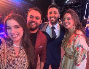 Oussama Ramzi Instagram - صاحبي ، عشيري و خويا سيمو ألف مبروك عليك أنت و فاطمة الزهراء . الله يسعدكم فحياتكم و يبعد عليكم كل شر ❤️❤️ العراسية دازت ناضية و شطيحك رجعتو ليك ما تسالني ما نتسالك