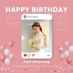 Pakorn Chatborirak Instagram - Happy Birthday Park Minyoung~~~~ , wish you all the best and happiness 🤗❤️ , มาร่วมกันอวยพรพัคมินยองไปพร้อมๆกันกับชาว #Beansthailand กันค้าบบบบบบ 🤩🤩❤️❤️🤗🤗 #HappyMinyoungDay #HappyBirthdayParkMinyoung #ParkMinYoung #พัคมินยอง #박민영 #PARKMINYOUNGinThailand #mybrandnewdayinthailand #YourBeansThailand