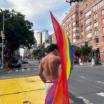 Pakorn Thanasrivanitchai Instagram - Remember, you can be WHATEVER you want! And no one is gonna change a thing about it ❤️‍🔥🌈 Hold hands with the one you love, and regret nothing!!! #happypride #pride2022 . Cr. @nuttjirat @natkanok New York, New York