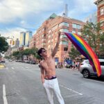 Pakorn Thanasrivanitchai Instagram - Remember, you can be WHATEVER you want! And no one is gonna change a thing about it ❤️‍🔥🌈 Hold hands with the one you love, and regret nothing!!! #happypride #pride2022 . Cr. @nuttjirat @natkanok New York, New York